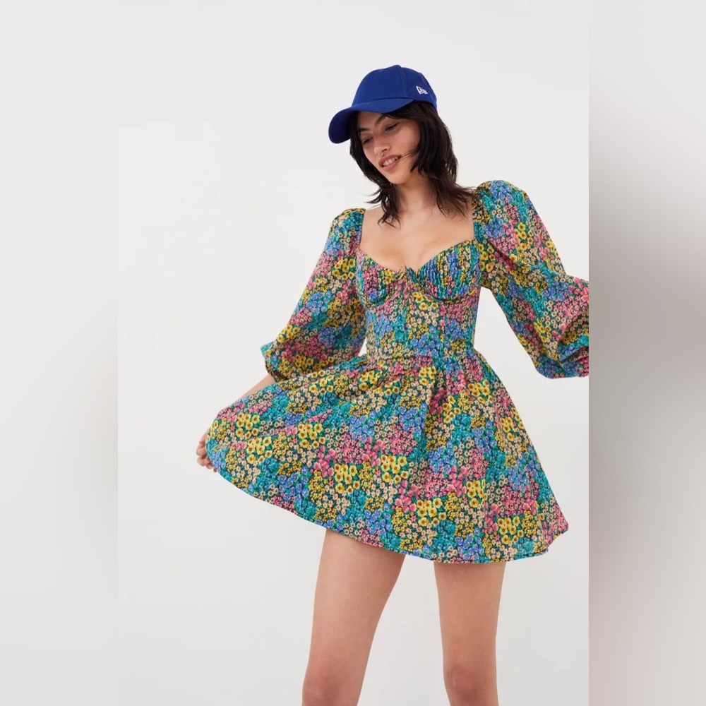For Love And Lemons Ruth Mini Dress Size XS NWT